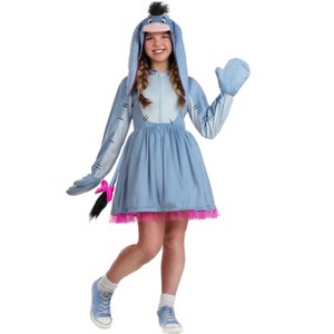 HalloweenCostumes.com Girl’s Disney Eeyore Costume Dress | Officially Licensed Blue Eeyore Outfit for Halloween and Dress-Up - 1 of 4