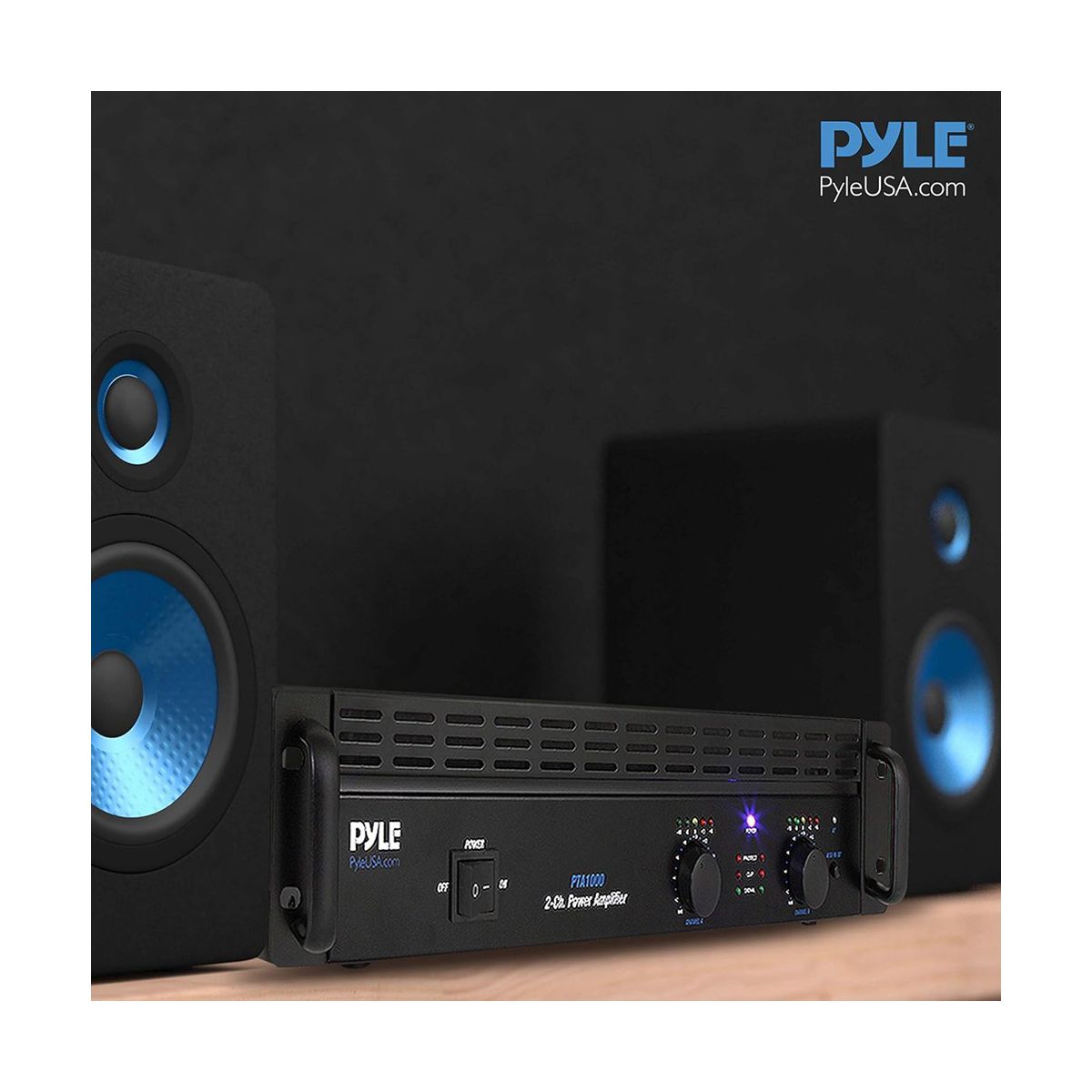 Bluetooth Power Amplifier for Streaming with Dual Speakers, All Devices Compatible, Wireless, Compact Design - thumbnail 6