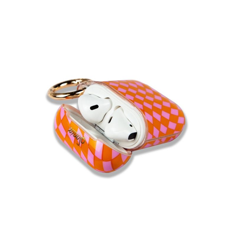 Sonix Apple AirPods (1/2 Generation) Case - Checkmate Pink/Orange, 3 of 5