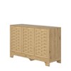 NicBex 29.52"/47.25" Farmhouse Sideboard,Kitchen Storage Cabinets with Adjustable Shelf for Dining Room,Brown - 3 of 4