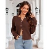 Coolmee Women Chunky Cardigan Sweaters Fashion Fall Fashion Button Up Long Sleeve Knit Sweater Outfits - 3 of 4