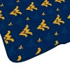 NCAA West Virginia Mountaineers Repeat Tonal Logo Fleece Throw Blanket - 2 of 3