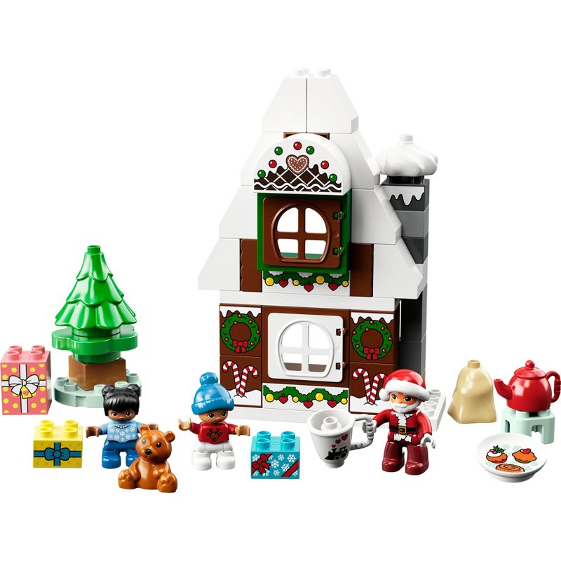 LEGO DUPLO Santa&#39;s Gingerbread House Toy 10976, 3 of 8