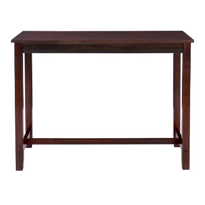 Claridge 50.75" Brown Wood Counter-Height Pub Table