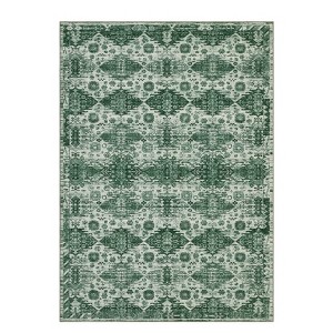Washable Neutral Area Rugs Vintage Floral Retro Boho Geometric Carpet for Living Room Bedroom Dining Room Nursery Kids Room Hallway Entryway - 1 of 4