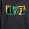 Women's - Wicked - Tear Logo Lightweight French Terry Wide Neck Long Sleeve Graphic Shirt - 2 of 4