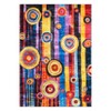 Large Area Rugs 5x7 Soft Machine Washable Colorful Geometric Rug Non Shedding Foldable Modern Floor Cover with Non Slip Backing - 4 of 4