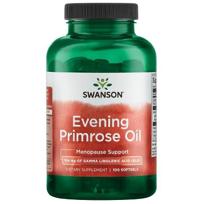 Swanson Herbal Supplements Evening Primrose Oil 1.3 g Softgel 100ct.