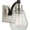 Artcraft Lighting Nelson 1 - Light Sconce in  Black/Brushed Nickel - 3 of 3