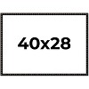 PosterPalooza | 40x28 Bamboo Picture Frame, UV Acrylic, 4 Finishes - Brown, Black, Gold, and Natural - 2 of 4