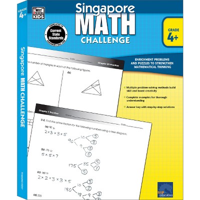 Singapore Math Challenge, Grades 4 - 6 - (Paperback)