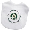 Baby Fanatic 2 Piece Bid and Shoes - MLB Oakland Athletics - White Unisex Infant Apparel - 2 of 3