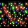 vidaXL Curtain Icicle Light Colorful Plastic, Copper 32.8ft long - 4 of 4