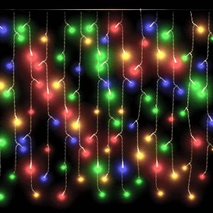 vidaXL Christmas Lighting Outdoor Xmas LED Curtain Icicle Lights with 8 Models - 1 of 4