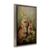 Stupell Industries Baby Bunny Trio Black Floater Framed Canvas Wall Art - 3 of 4