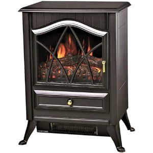 Comfort Glow Ashton Sleek Finish Compact size Electric Heating Stove - 1 of 4