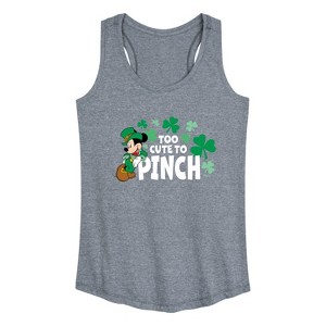 Women's - Disney - Too Cute To Pinch Graphic Racerback Tank - 1 of 4