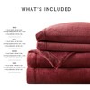 NicBex 3 PCS/4 PCS Micro Plush Sheet Set with 1 Flat Sheet,1 Fitted Sheet and 1/2 Pillowcase,Soft Bed Sheets Machine Washable - 4 of 4