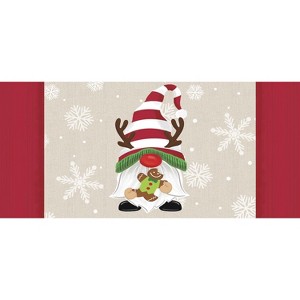 Evergreen Holiday Gnome Sassafras Indoor Outdoor Switch Doormat 1'10"x10" Multicolored - 1 of 4