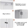 Hall Tree Entryway Organizer with Shoe Storage Bench and Coat Rack - Furniture for Foyer, Mudroom, Hallway, Living Room - 3 of 4