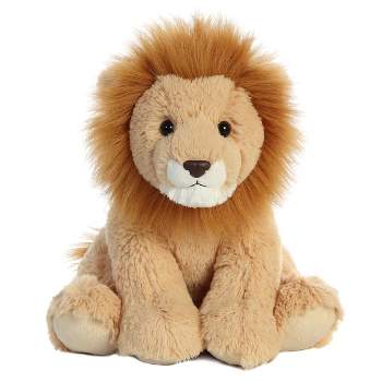 Aurora Medium Lion Cuddly Stuffed Animal Brown 11.5"