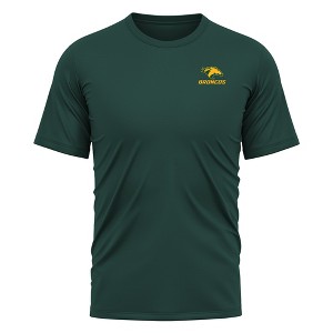 Men's Campus Lab California State Polytechnic University Pomona Men's Sport Active T-Shirt Left Chest Logo Hunter Green - 1 of 4