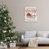 Stupell Industries Rustic Winter Wonderland Sleigh, 30" x 40" - 2 of 4