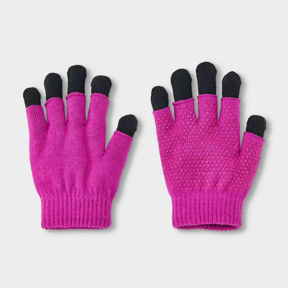 Kids' 3-in-1 Value Mitten - Cat & Jack™ Magenta