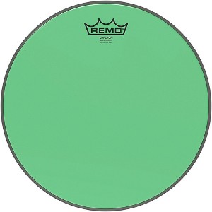 Remo Emperor Colortone Green Drum Head - 1 of 2