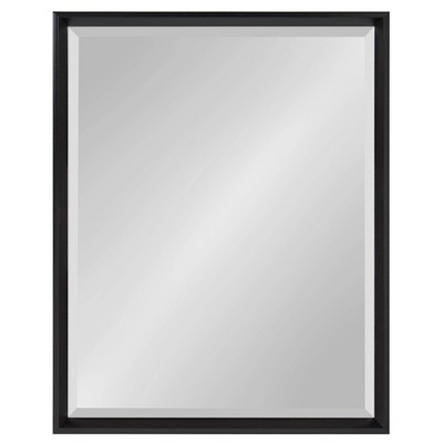 Calter Black Rectangular Framed Wall Mirror