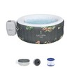 Bestway SaluSpa Aruba AirJet Inflatable Hot Tub with 110 Soothing Jets, Gray + Bestway SaluSpa Underwater Non Slip Pool & Spa Seat (2 Pack) - 4 of 4