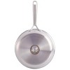 Gibson 10 Inch Stainless Steel Tri-Ply Double Riveted Fry Pan in Silver - 4 of 4
