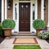 Artificial Plant Topiary Balls Outdoor, Faux Boxwood Balls Fake Green Plants Decorative Spheres for Front Porch Patio Garden Wedding Decor - 3 of 4
