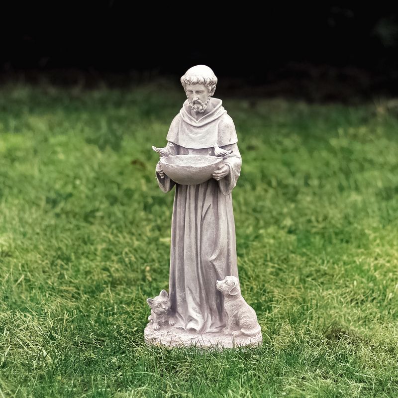 Northlight 15.5" St. Francis Outdoor Bird Feeder Garden Statue, 2 of 6