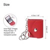 Unique Bargains Leather Waterproof DIY Mini Photo Custom Keychain with 10 Pictures - 2 of 4