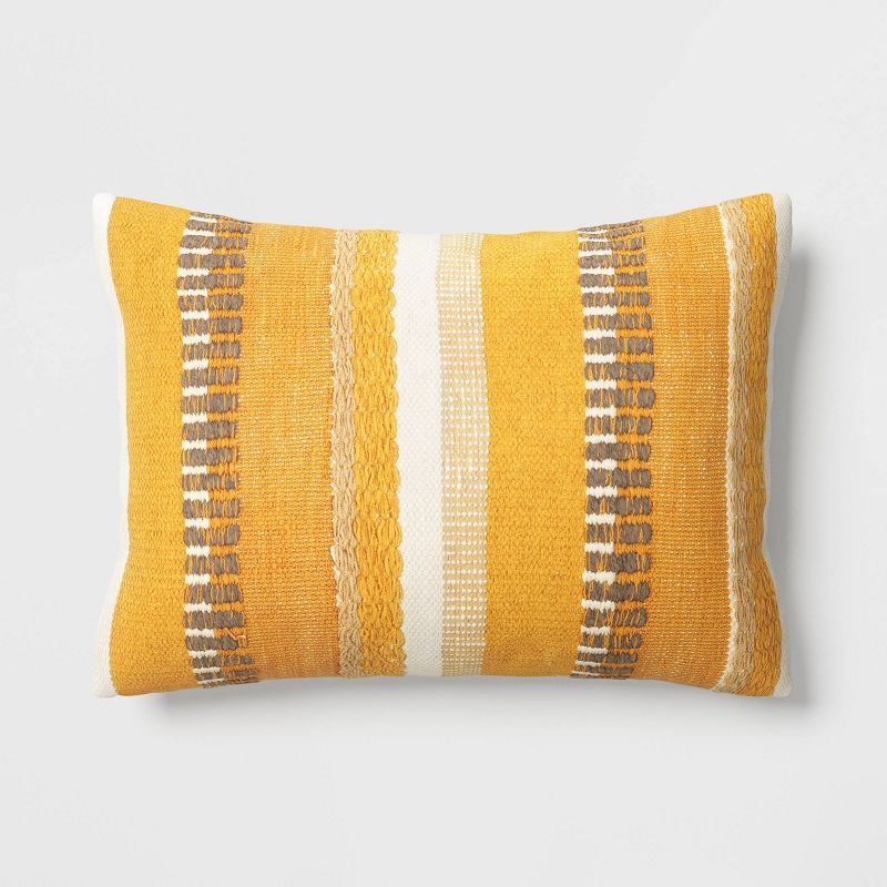 Ombre Striped Lumbar Throw Pillow - Threshold™, 1 of 12