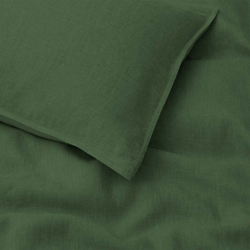 Peace Nest Elegance Linen Duvet Cover Set, 6 of 8