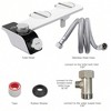 black- Bidet Attachment, Non-Electric Bidet Attachment For Toilet Seat, Self Cleaning Water Sprayer With Adjustable Water Pressure For Deep Cleaning - 2 of 4