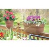 Bloomers Railing Polyethylene Outdoor Planter Box Sand 23.75"x9.5" - 4 of 4