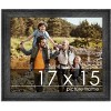 PosterPalooza | 17x15 Wide Barnwood Picture Frame, UV Acrylic, 6 Finishes - Grey, Brown, White, and Black - 2 of 4
