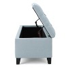 LOVMOR 51"STORAGE OTTOMAN V2,Light Blue - 3 of 4