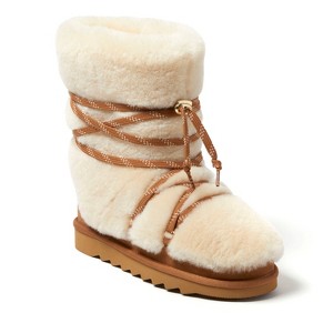 Fireside by Dearfoams Women's Kalamunda Genuine Shearling Bootie - 1 of 4
