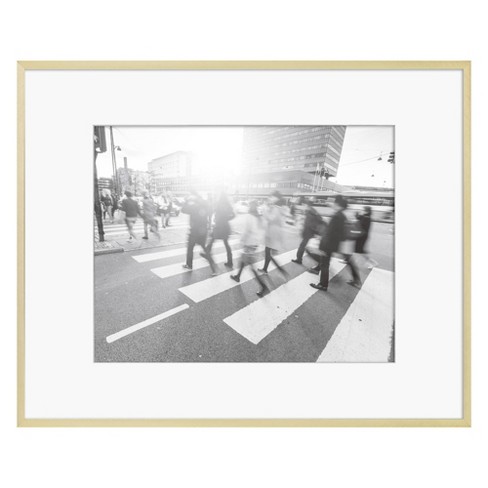 11x14 Frame for 8x10 Picture Gold Satin Aluminum (6 Pcs per Box)