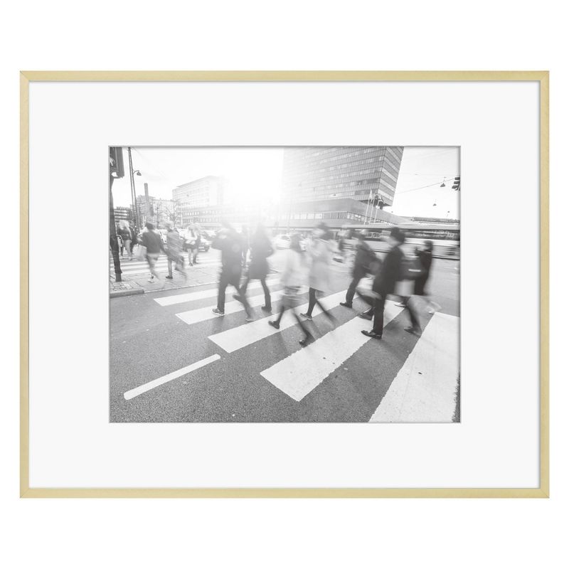 Thin Metal Matted Gallery Frame Gold - Threshold™, 1 of 10