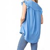 Women's Ruffled Sleeves Top - KORI - 2 of 3