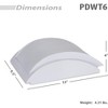 Pyle 6.5" Indoor Surface Mount PA Wall Speaker, 70V Transformer, 50W Max (PDWT6) - 4 of 4