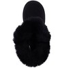 Bebe Girls' Winter Boots - Kids Snow Boots with Faux Fur Trim, Rhinestone Bow, and Cozy Shoes for Little Kid/Big Kid - 4 of 4