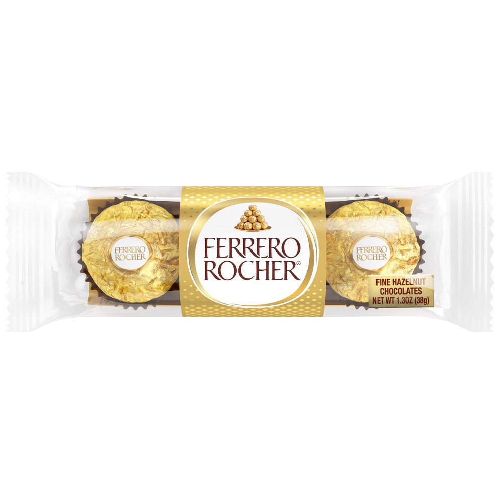 UPC 009800123018 product image for Ferrero Rocher Fine Hazelnut Chocolates Candy - 1.3oz/3ct | upcitemdb.com