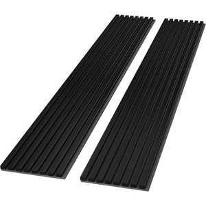 2 Pack Acoustic Solid Wood Wall Panels, 94.49” x 12.6” Soundproof Wall Panels, Wood Slat Wall Panels for Wall Decor - 1 of 4