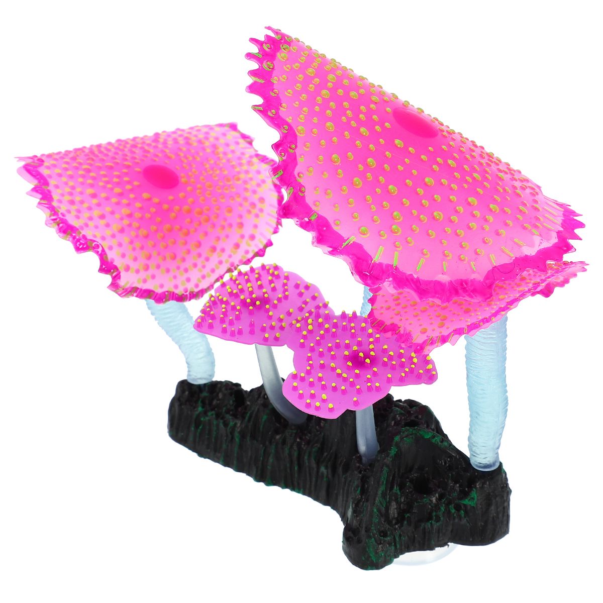 Unique Bargains Glowing Silicone Aquarium Simulation Coral 4.33" Height - thumbnail 7